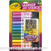 Crayola Girl Airbrush Marker and Stencil Pack B00I2K25QC